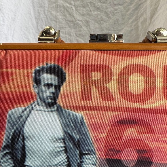 NWT James Dean Route 66 Wooden Purse - Picture 10 of 12